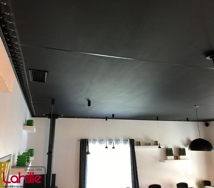 Plafond acoustique Batyline Alphalia Silent AW Restaurant MontrabÇ (dpt 31)  (1)