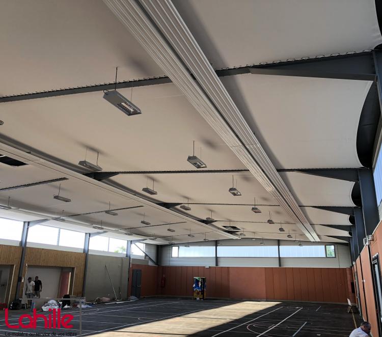 Plafond acoustique salle de sports Batyline Alphalia Silent AW Toulouse (dpt 31)